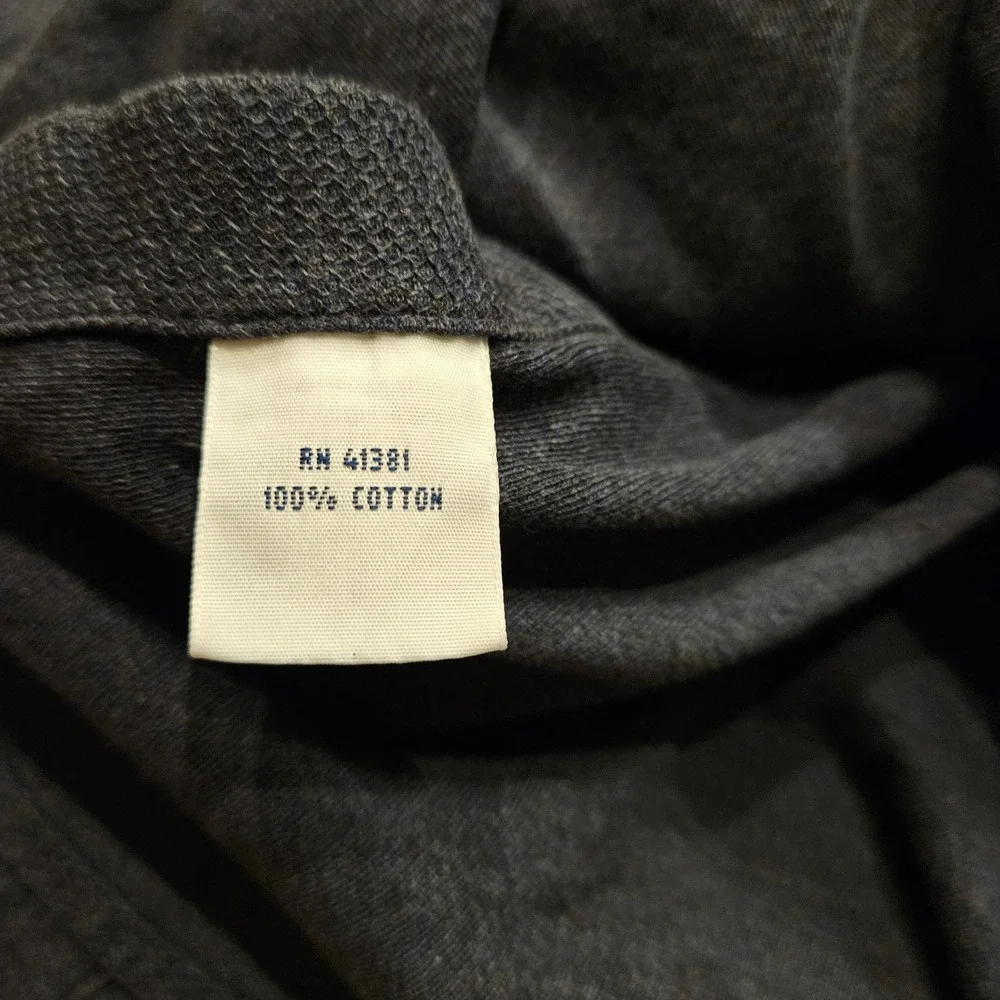 Polo Ralph Lauren Featherweight Mesh Shirt Mens L Gray Heather Button Up Cotton